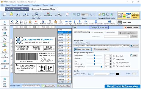 Barcode label software professional edition screenshots ...