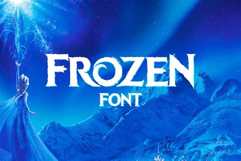 Disney Frozen Font