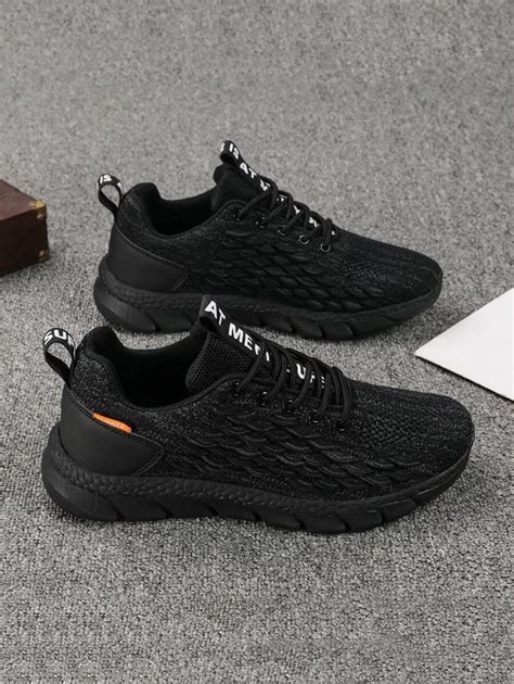 Men's Leisure Sports Shoes With Fish Scale Pattern Surface, Casual ...