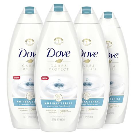 Amazon.com : Dove Body Wash For All Skin Types Antibacterial Body Wash ...