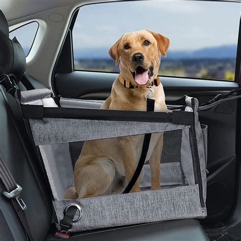 Qpets® Dog Carrier Seat Cover for Car, Dog Cage for Medium and Small ...