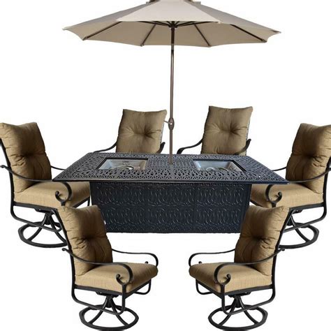 Fire pit dining table - gilitneat
