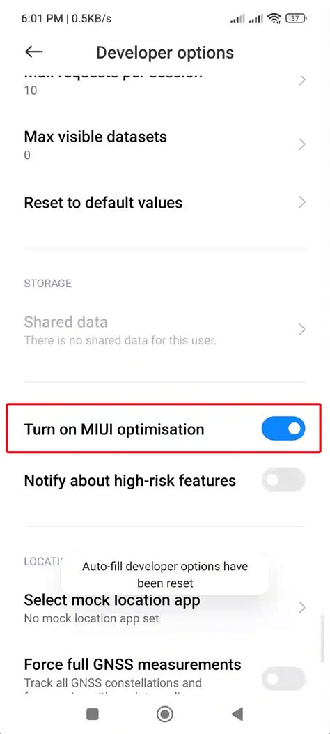 Image result for MIUI Developer Options