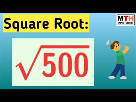 Simplify square root of 500 || Root 500 - YouTube