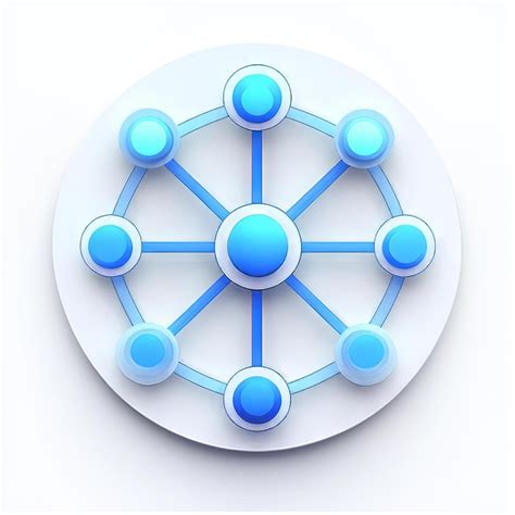 Decentralized network icon | Premium AI-generated image