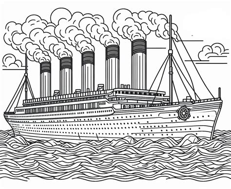 29 Free Titanic Coloring Pages: Aboard the Legendary Ship