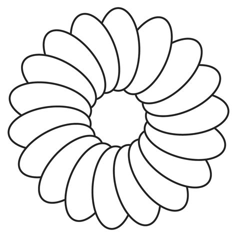 Flower Outlines To Color at tanenochblog Blog