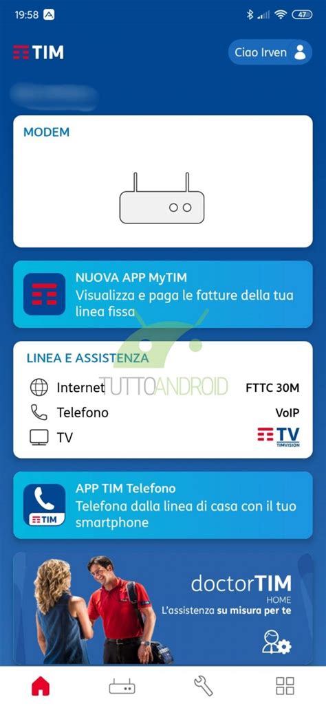 Da oggi MyTIM Fisso diventa TIM Modem, con una nuova grafica e funzioni ...