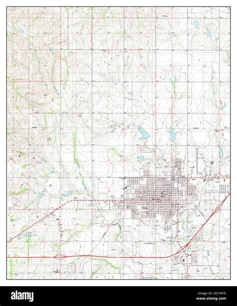 Map of elk oklahoma hi-res stock photography and images - Alamy