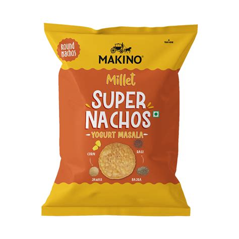 Makino Super Nachos Millets Yogurt Masala (60gm) (Pack of 6) – Makino E ...