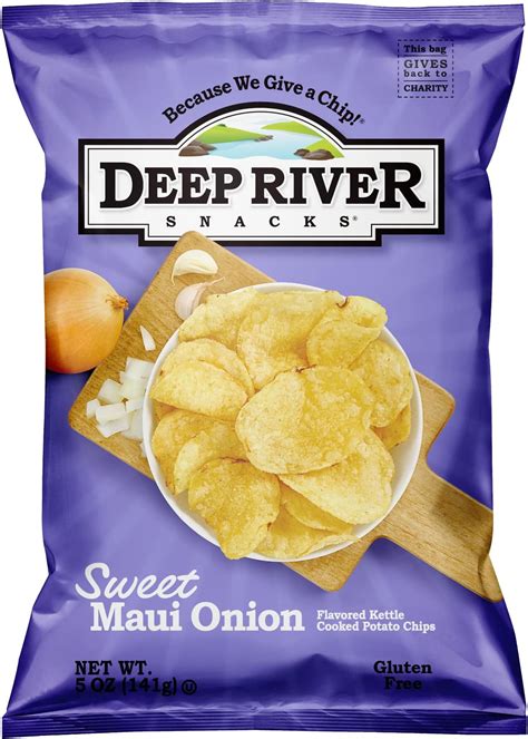 Amazon.com: Deep River Snacks Sweet Maui Onion Kettle Cooked Potato ...