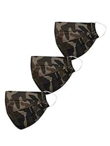 VASTRAMAY Unisex 2 -Ply Camouflage Printed Reusable Anti-Pollution ...