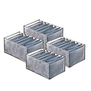 VMITRA 7 Grids Washable Portable Closet Organizer Mesh Separation ...