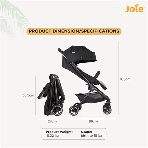 Joie Stroller Pact Ember - S1601DAEMB000
