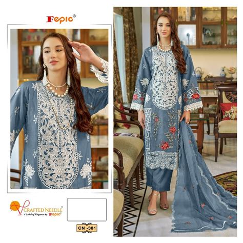 Fepic Crafted Needle CN-301 Wholesale Readymade Indian Pakistani Suits ...