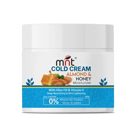 Buy MNT Almond & Honey Cold Cream for Face, Hand and Body | Winter ...
