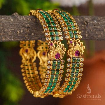 Premium Temple Bangles – Sasitrends