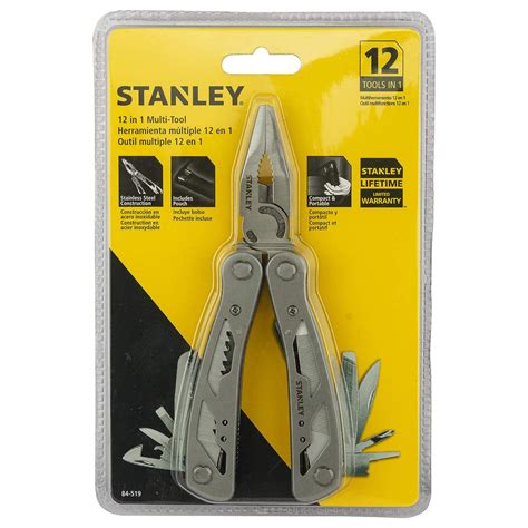 STANLEY 1-84-519 12-in-1 Foldable Multi Tool with Anti-Rust Properties ...