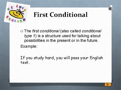 Image result for Firsto Conditional