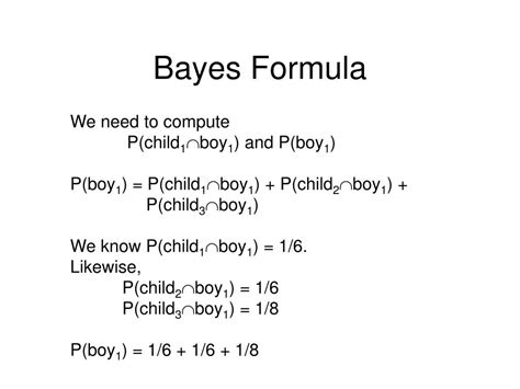 Image result for Bayesian Formula