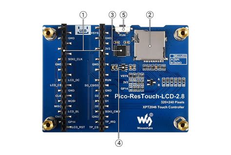 Buy 2.8inch Touch Display Module for Raspberry Pi Pico Online in India ...