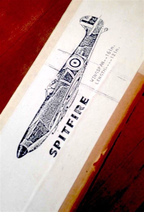 Image result for Spitfire Balsa Model Kit