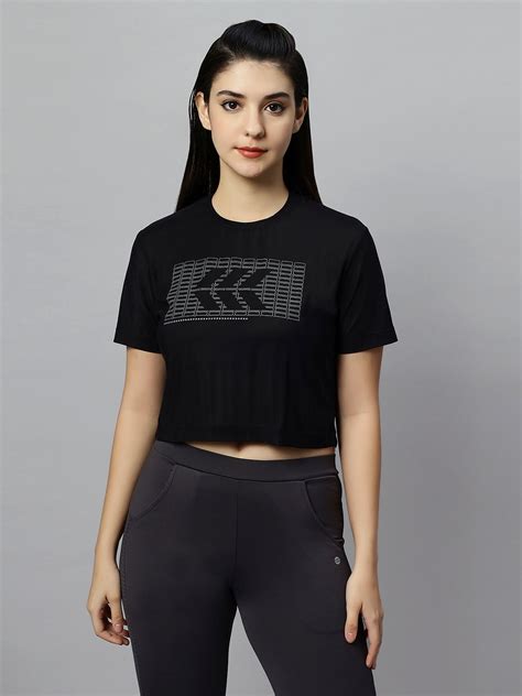 Women's Mesh Crop Top with Printed Bust - Must-Have for Your Wardrobe ...