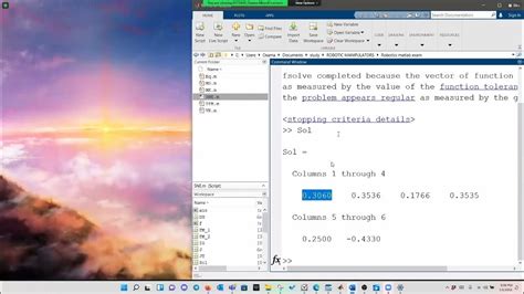 Image result for MATLAB Robotics Code