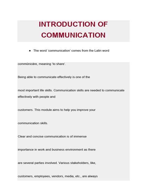 Image result for Introduction to Communication PDF