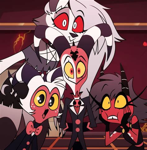 blitz, millie, moxxie and loona helluva boss ghostf**kers | Kawaii ...