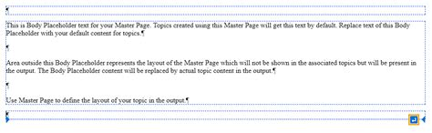 Work with master pages