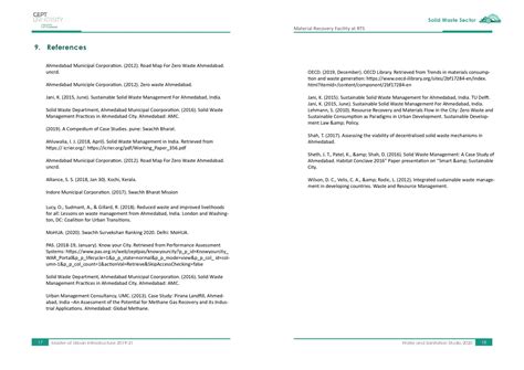 Material Recovery Facility at RTS | CEPT - Portfolio