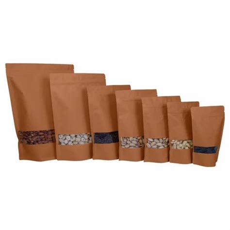 Stand Up Pouches With Zipper - Jute Look High Barrier Bags Manufacturer ...