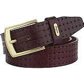 Flyer Men's Leather Belt (Formal/Casual) (Colour -Brown) (Size -28 ...