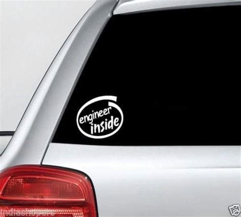 isee360 Engineer Inside Sticker for CAR : Amazon.in: Car & Motorbike