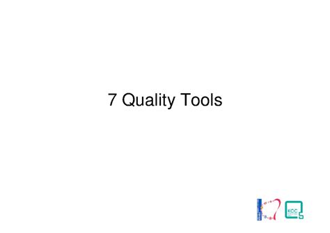 7 Quality Tools - Benefits of Using Flowcharts • Promote process ...