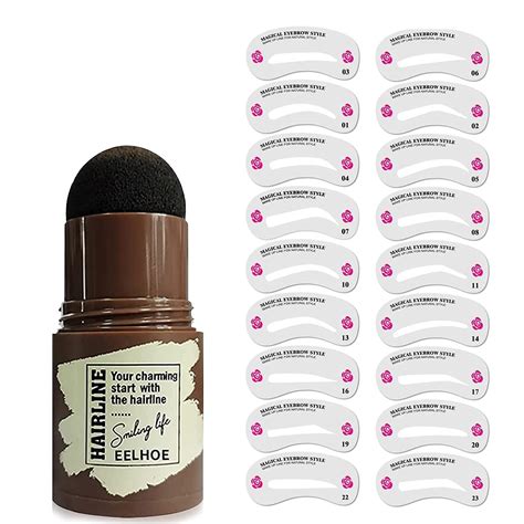 Eyebrow Stamp Stencil Kit, 24 Styles Eyebrow | Ubuy India