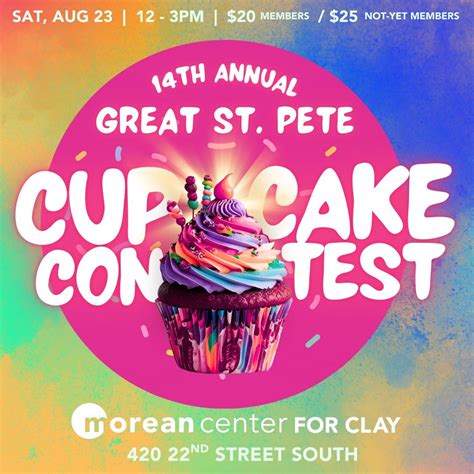 14th annual Great St. Pete Cupcake Contest, 420 22nd St S, St ...