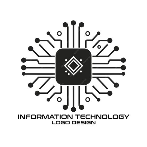 Information Technology Logo Design 的图像结果