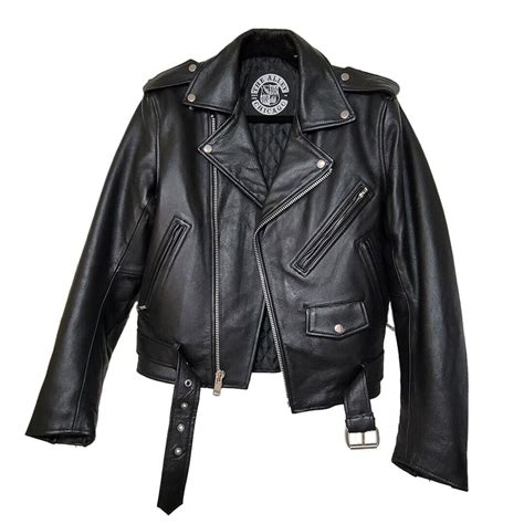 The Alley Chicago Men's Leather Motorcycle Jacket Siz… - Gem