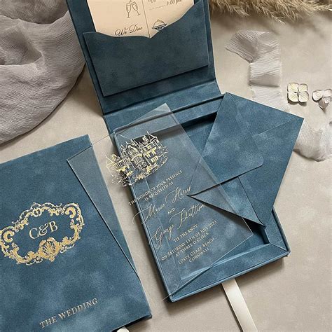 Image result for Box Wedding Invitations