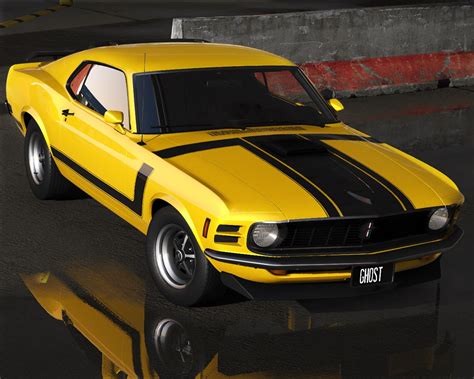 1969 Ford Mustang Boss 302 Wallpaper