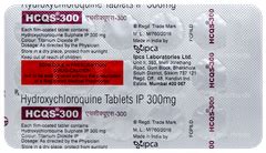 Hcqs 300 Tablet: Uses, Side Effects, Price & Substitutes