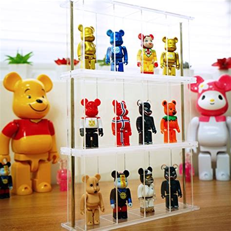 New Partition Transparent Acrylic Display Case For Bricks Bearbrick ...