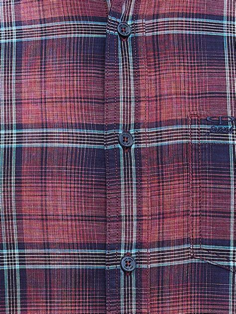 Colorplus Red Checks Contemporary Fit Cotton Casual Shirt – MyRaymond