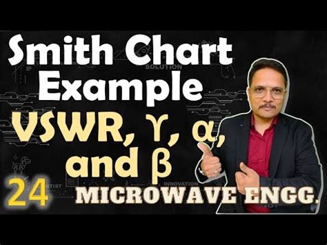 Smith Chart Example for VSWR; Reflection Coefficient and Line Impedance ...