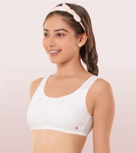 Enamor BB01 Easy Fit Stretch Cotton Beginners Bra with Antimicrobial F