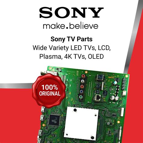 Sony TV Parts - Genuine Motherboards, Power Supply Boards & T-Con Boards