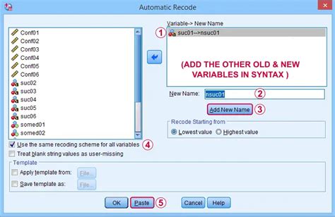 Image result for SPSS Recode Syntax