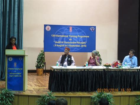 130th ITP on Audit of Government Receipts | International Centre for ...
